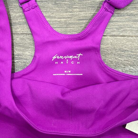 NWT FP Movement x Hatch Never Better Square Neck Maternity Bra Purple Size L - Picture 5 of 7